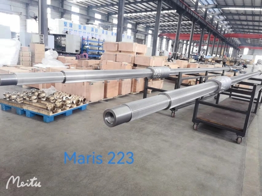 高いトルク石油化学対ねじ押出機シャフトMaris223 1.2343材料