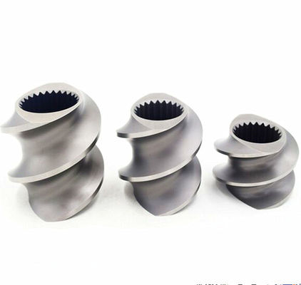 表面処理に砂を吹き付けるプラスチック対ねじ押出機混合ねじ要素