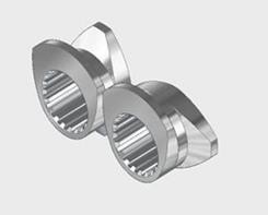 Keyaシリーズ対ねじ押出機のための練るブロックの押出機の予備品