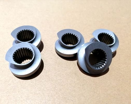 バキューム消化 極限硬さ HRC58-62性能を持つツインスクロールエクストルーション部品