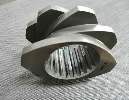 ISO管理ブロックを練る二重ねじ押出機の小ネジ要素