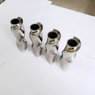 70 3 Flightedの練るブロックは、対ねじ押出機の要素小型を