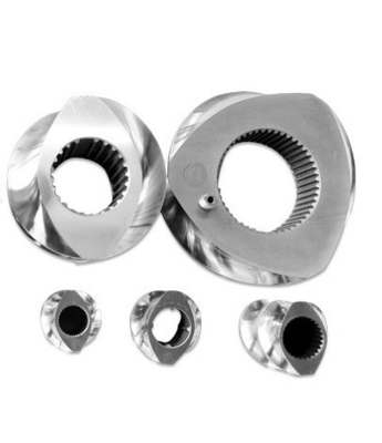 ツインスクリューエクストルーション機械部品 M3-M20 スレッドピッチ 0.5-3mm 食品産業用
