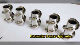 ZSE75 二軸押出機部品 PP PE POM PVC