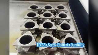 TEX65a 二軸押出機のスクリューエレメント